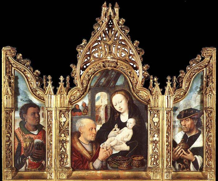 Triptych The Adoration of the Magi